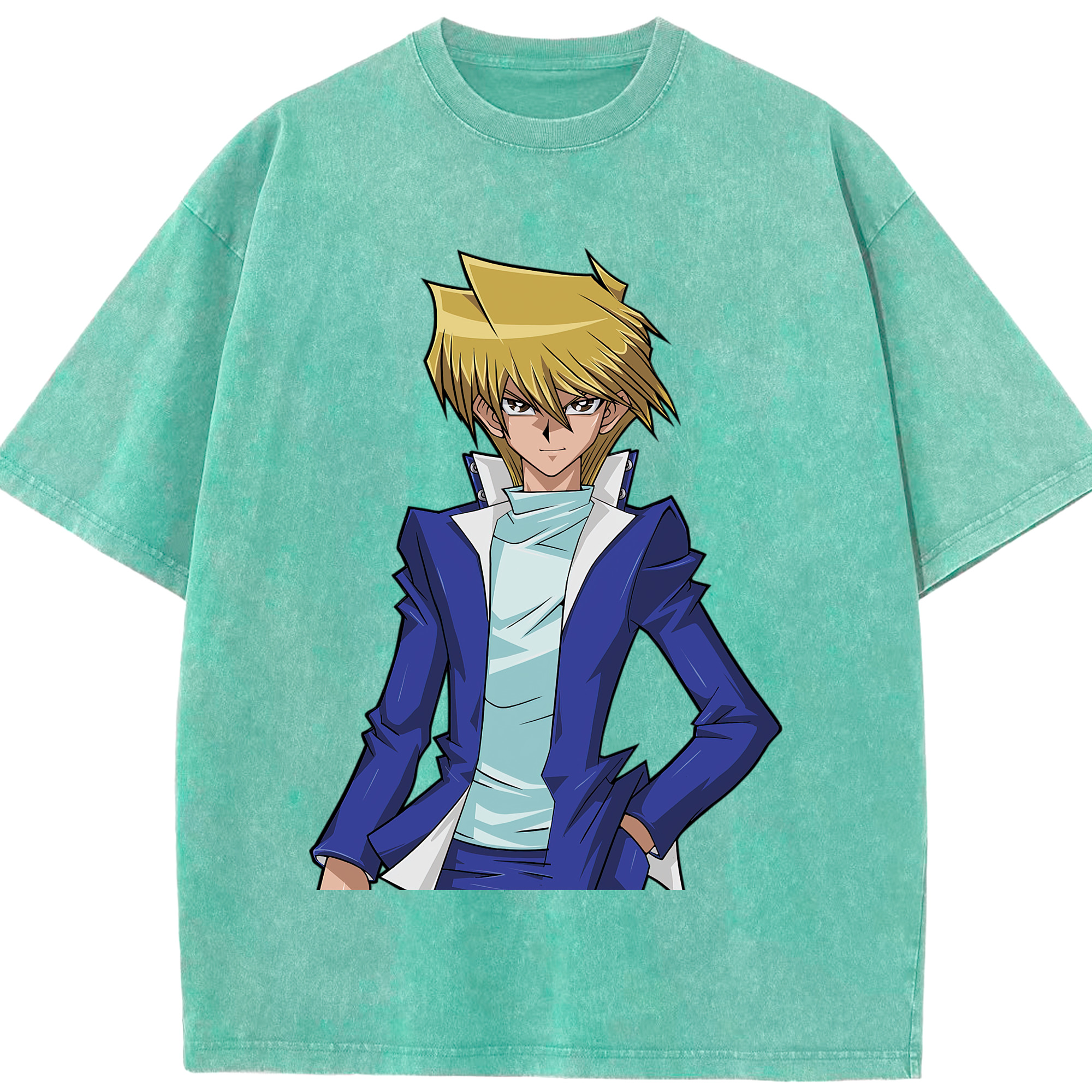 （画像用） 遊☆戯☆王 Yu-Gi-Oh! 綿100% ヴィンテージ風 半袖Tシャツ（フロントプリント）